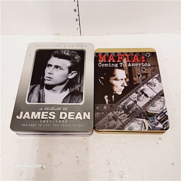 Lot of 2 Tin Boxed DVD Sets