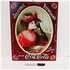 Image 1 : Coca-Cola Metal Sign - Victorian Red Dress