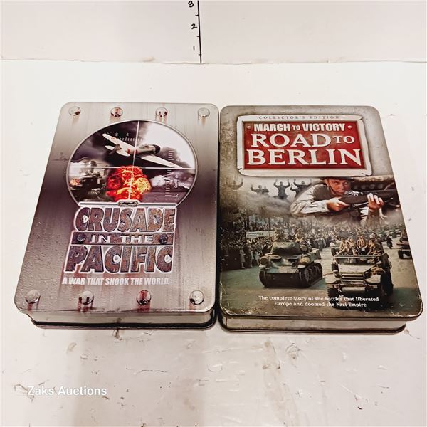 Lot of 2 Tin Boxed DVD Sets