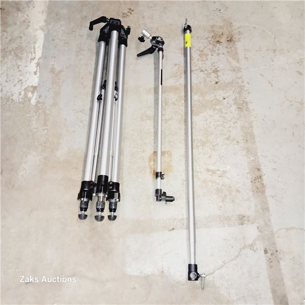 Manfrotto Camera Tripod + Studio Titan Accessory Stand