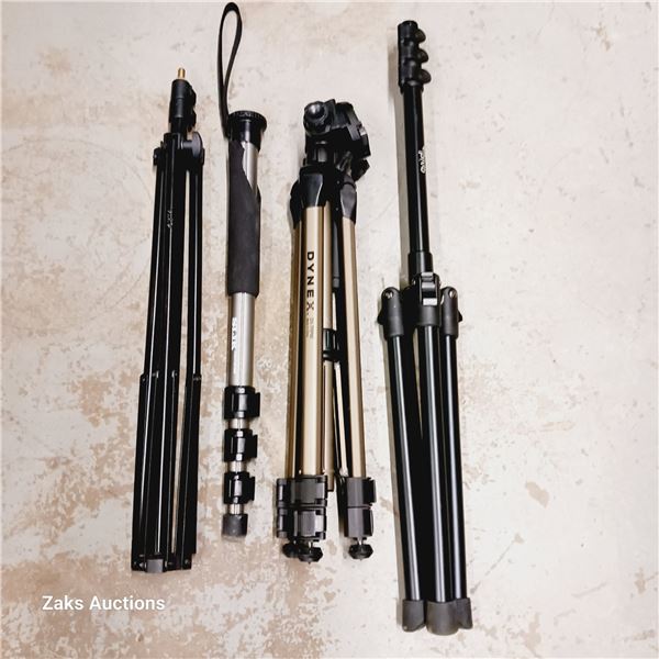 Lot of 4 Camera Stands