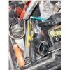 Image 3 : Plastic Box of Various Tools and Hardware & Such