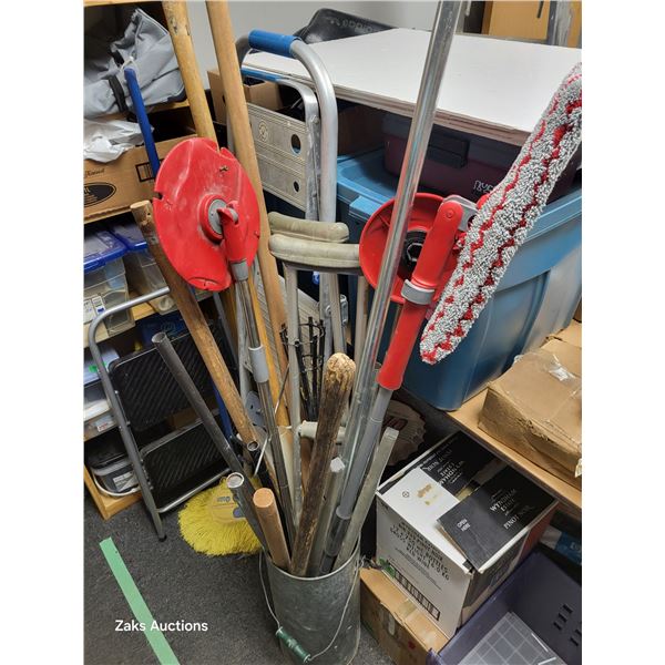 Galvanized Pail with Contents