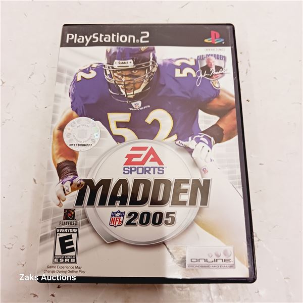PlayStation 2 Madden 2005
