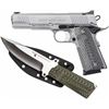 Image 1 : DESERT EAGLE 1911 GOVERNMENT 45ACP 5" FS SS WOOD W/KNIFE