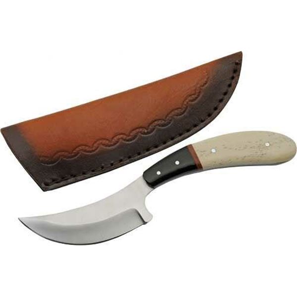 SZCO RITE EDGE 3.75" BONE BIRD WING SKINNER W/SHEATH