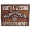 Image 1 : Smith and Wesson Tin Sign