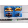 Image 1 : (2) ERTL "Farm Country" Replica Tractors (Case International 9260 Rigid Frame 4WD & Ford 7840) - 1/6