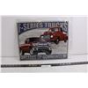 Image 1 : Desperate Enterprises Ford Truck Themed Wall Art "F-Series Trucks - Decades of Dominance" - 16" x 12