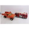 Image 2 : (2) Children's Toy Replica Vehicles (Tonka Dumptruck & Funrise Fire Engine)