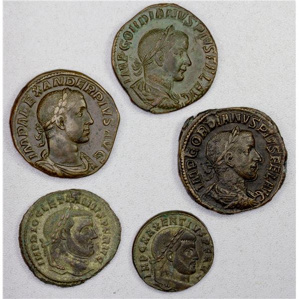 ROMAN EMPIRE: LOT of 5 bronzes
