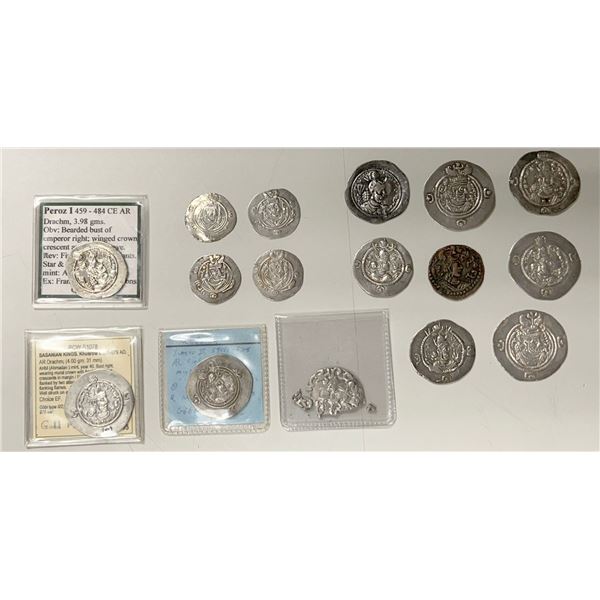 ANCIENT PERSIA: LOT of 16 coins