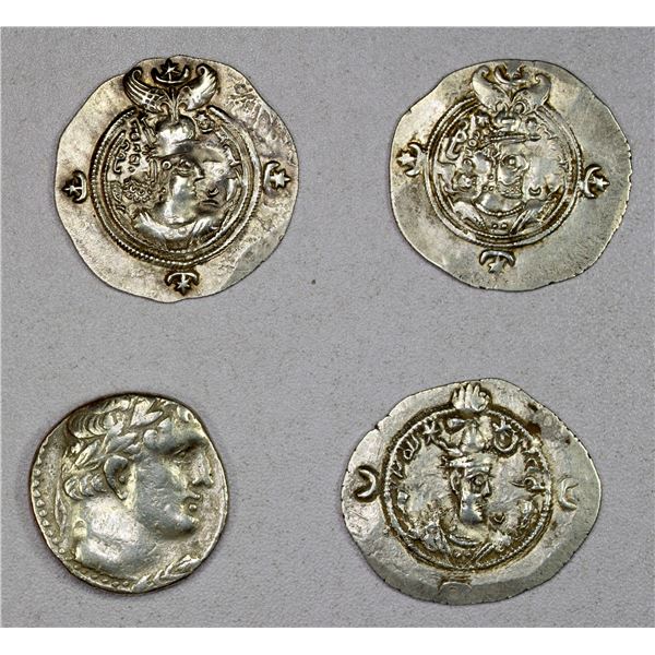 ANCIENT: LOT of 4 silver coins
