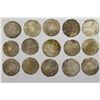 Image 2 : YEMEN: RASULID: LOT of 15 silver dirhams