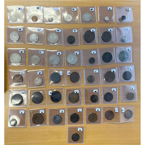 TUNIS (OTTOMAN): LOT of 44 coins
