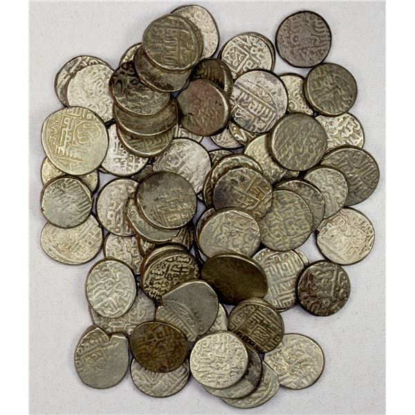 AQ QOYUNLU: LOT of 70 silver tankas