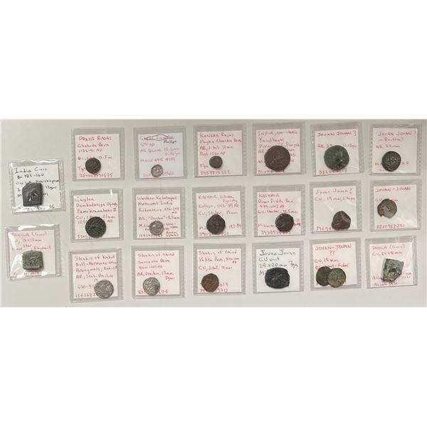 ANCIENT INDIA: LOT of 21 coins