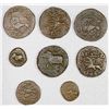 Image 1 : MYSORE: LOT of 8 attractive copper coins