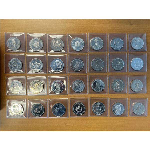 INDIA: LOT of 28 coins