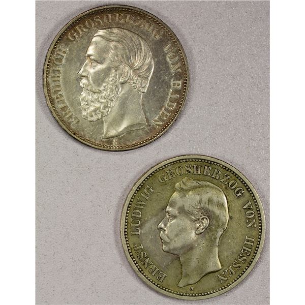 GERMAN STATES: LOT of 2 coins