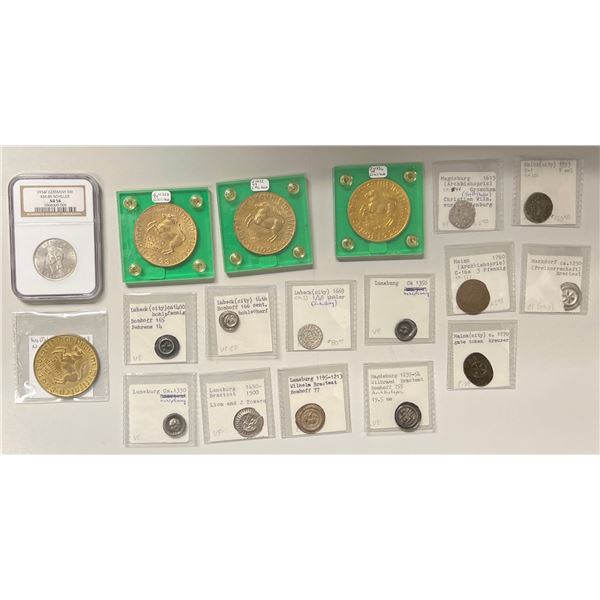 GERMANY: LOT of 18 coins