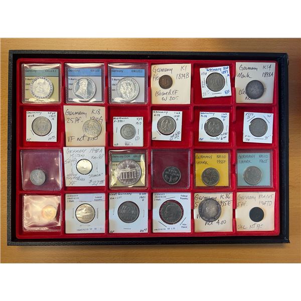 GERMANY: LOT of 43 coins