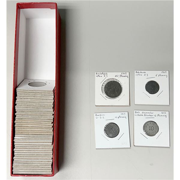 GERMANY: LOT of approximately 47 coins