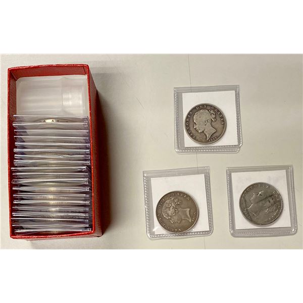 GREAT BRITAIN: LOT of 22 coins