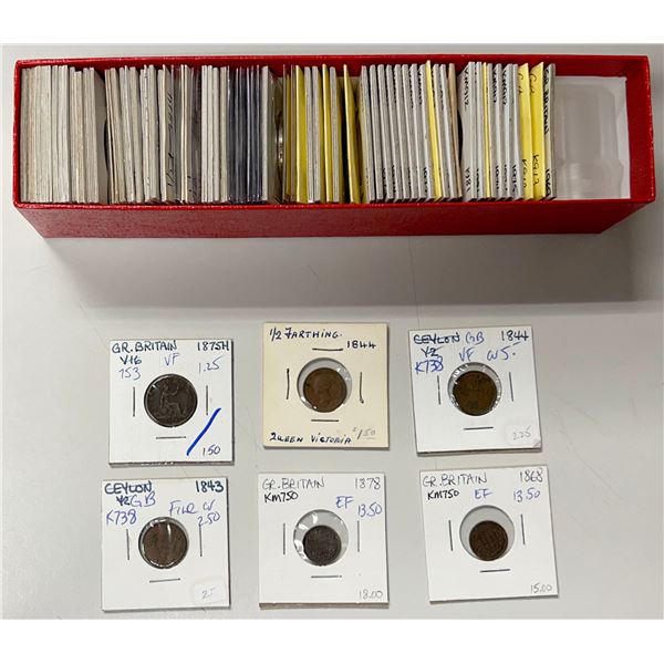 GREAT BRITAIN: LOT of 86 coins