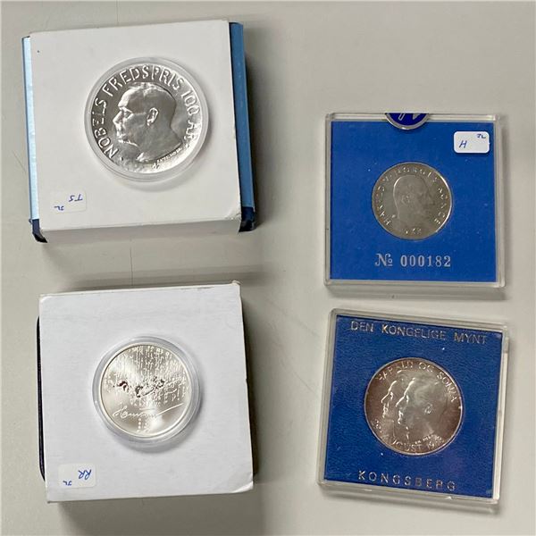 NORWAY: LOT of 4 coins