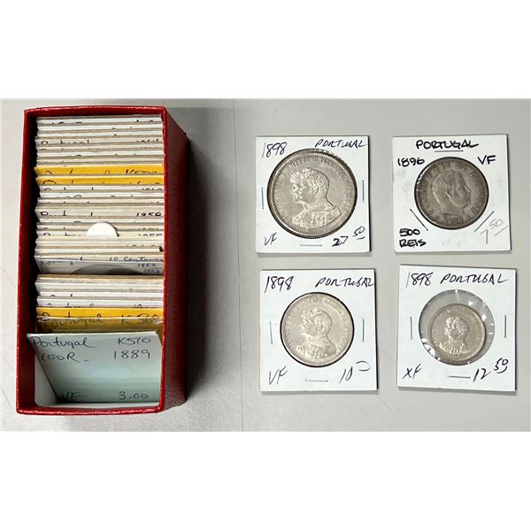 PORTUGAL: LOT of 42 coins