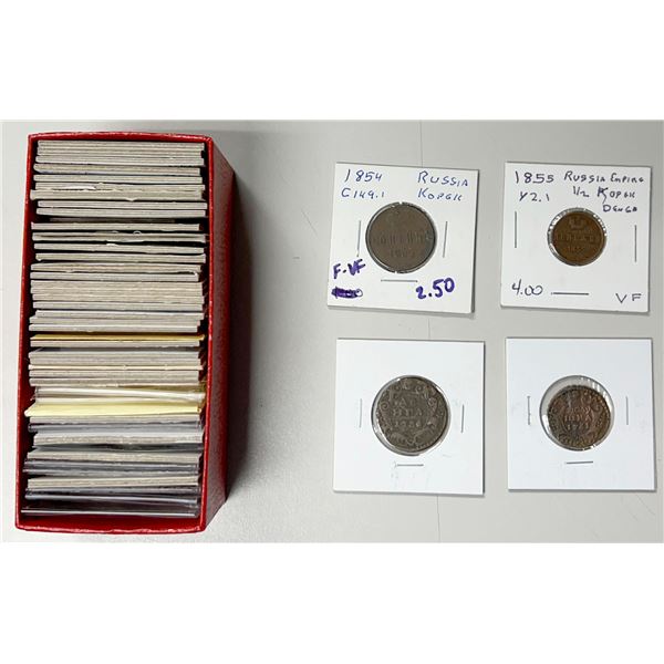 RUSSIA: LOT of 61 coins