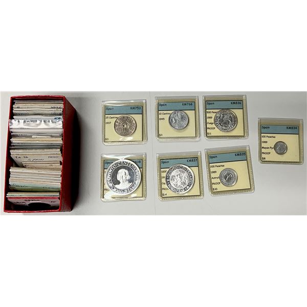 SPAIN: LOT of 48 coins