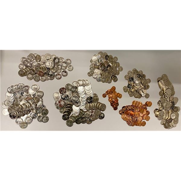 GREENLAND: LOT of 627 coins