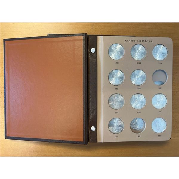 MEXICO: Estados Unidos, SET of 29 AR onzas