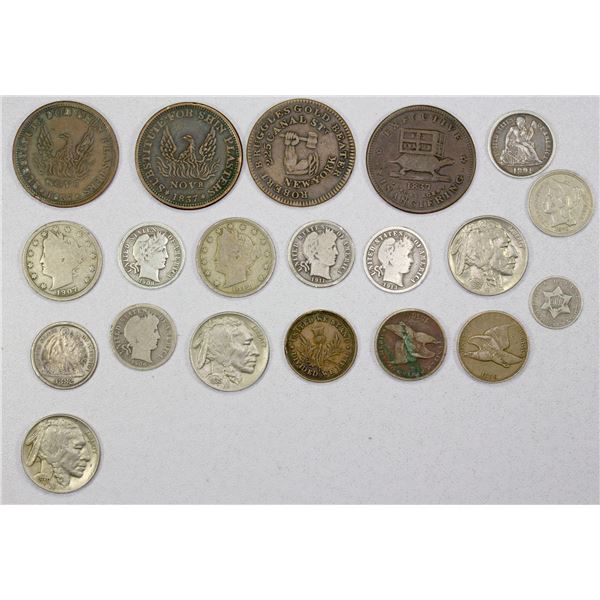 UNITED STATES: LOT of 20 large cents