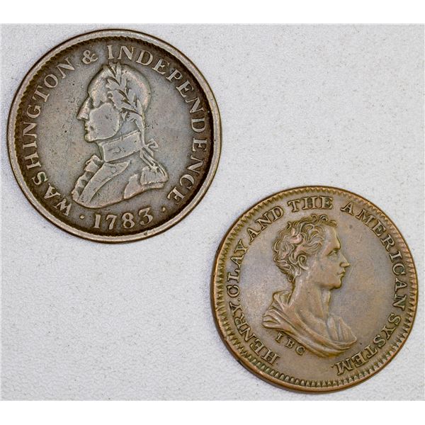 UNITED STATES: LOT of 2 tokens
