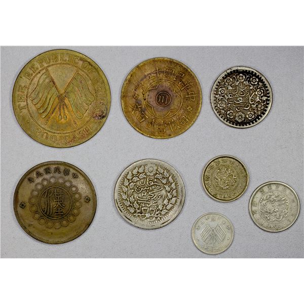 ASIA: LOT of 8 coins