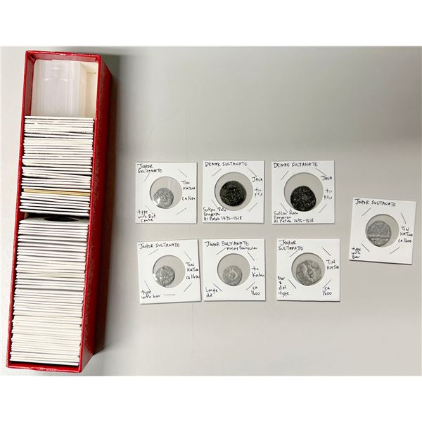 MALAYSIA: MALAY STATES: LOT of 95 coins