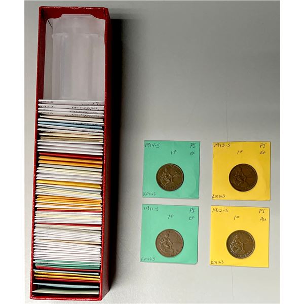 PHILIPPINES: COLLECTION of 80 coins