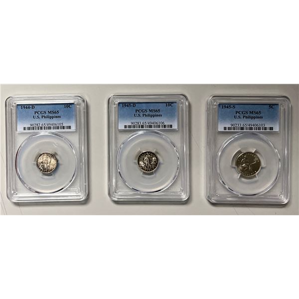 PHILIPPINES: LOT of 3 coins