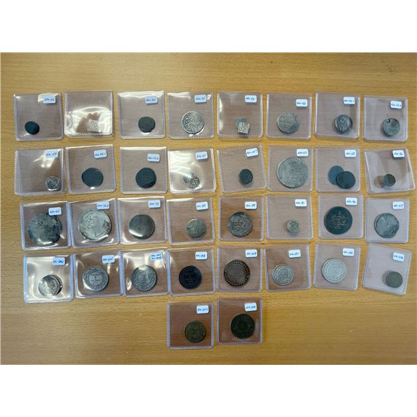 TUNISIA: LOT of 38 coins