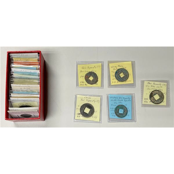 CHINA: LOT of 33 cash coins