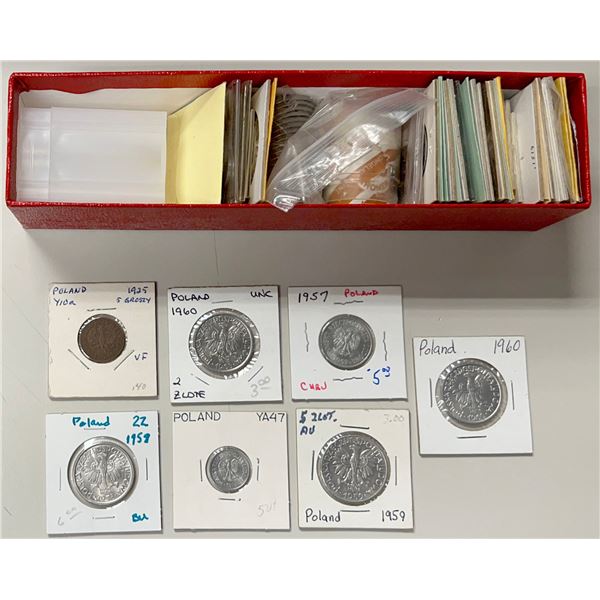 WORLDWIDE: LOT of 105 coins and medals