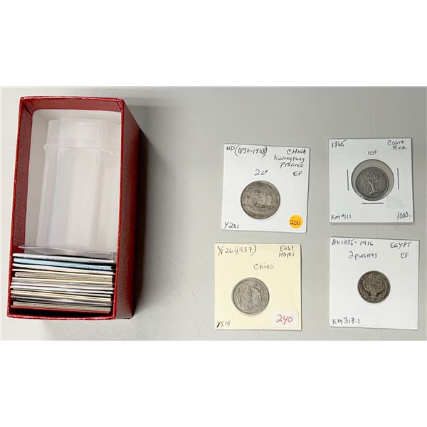 WORLDWIDE: LOT of 23 coins