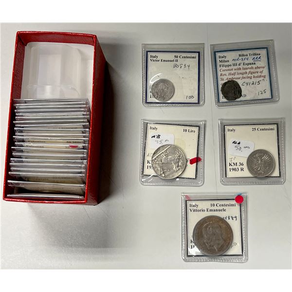 WORLDWIDE: LOT of 26 coins and tokens