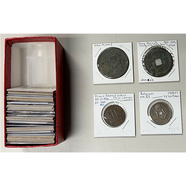 WORLDWIDE: LOT of 27 coins and tokens