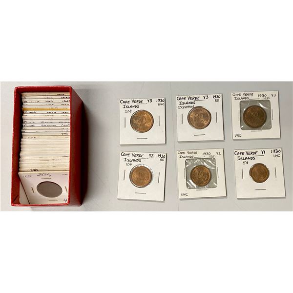 WORLDWIDE: LOT of 125 coins