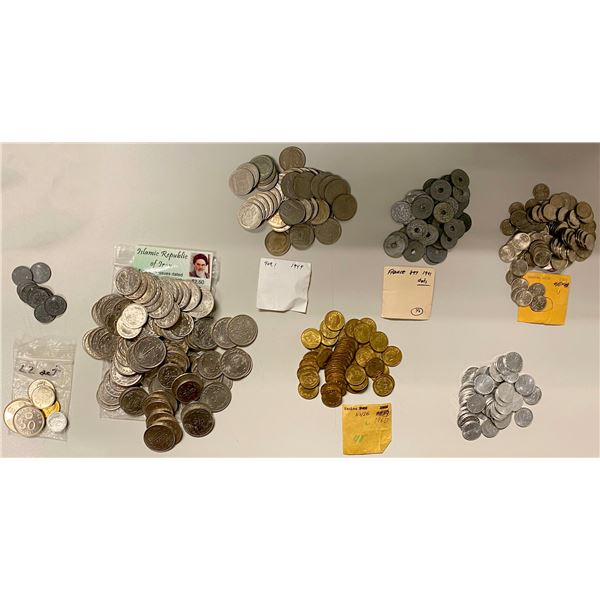 WORLDWIDE: LOT of 418 coins