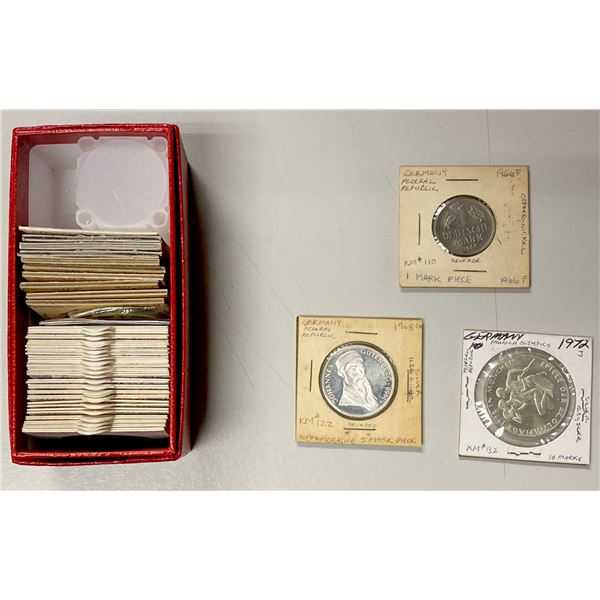 WORLDWIDE: LOT of 37 diverse world coins
